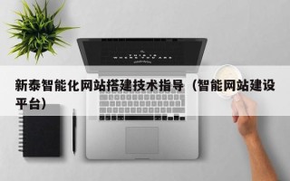 扬州新泰智能化网站搭建技术指导（智能网站建设平台）